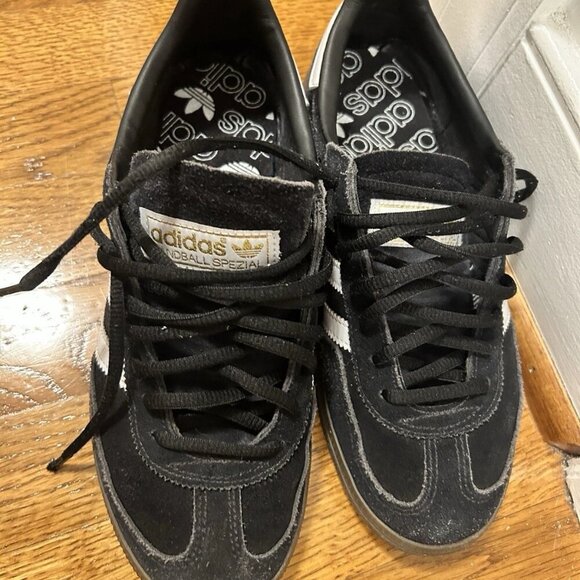 Adidas Spezial Men’s Shoes Size 6.5 – Fits Women's like 8.5 - Black & White - Picture 4 of 6